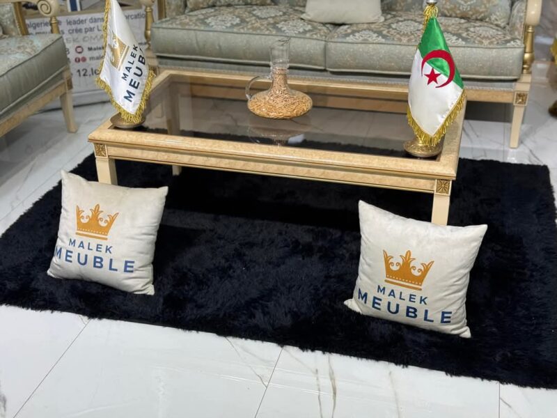 Salon King beige marbré